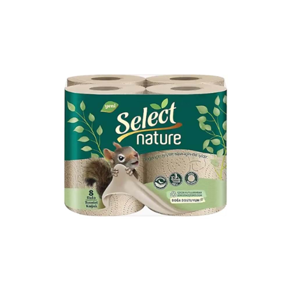 SELECT NATURE 8 Lİ TUVALET KAĞIDI