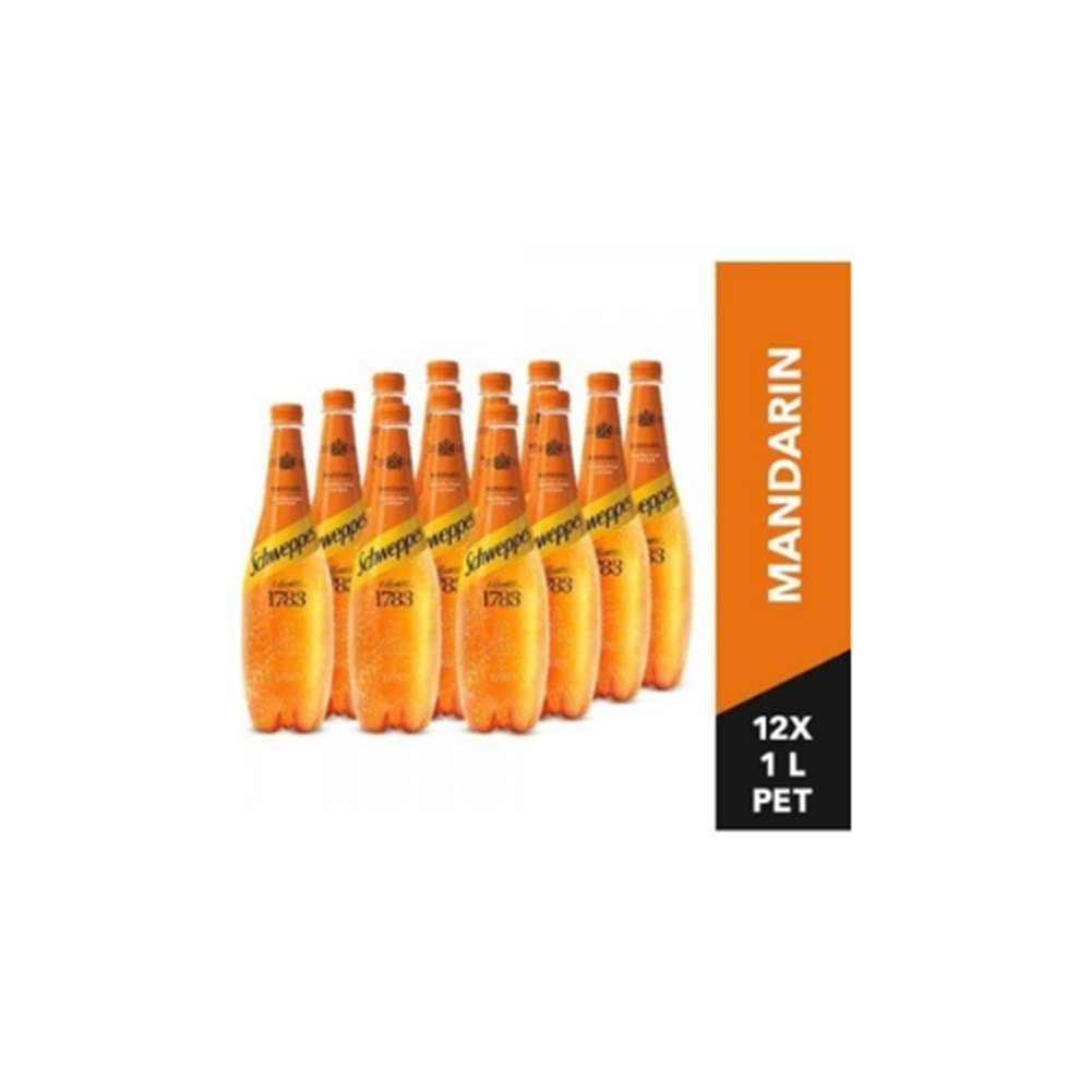 SCHWEPPES MANDALİNA 1 LT (KOLİ İÇİ 12 AD)