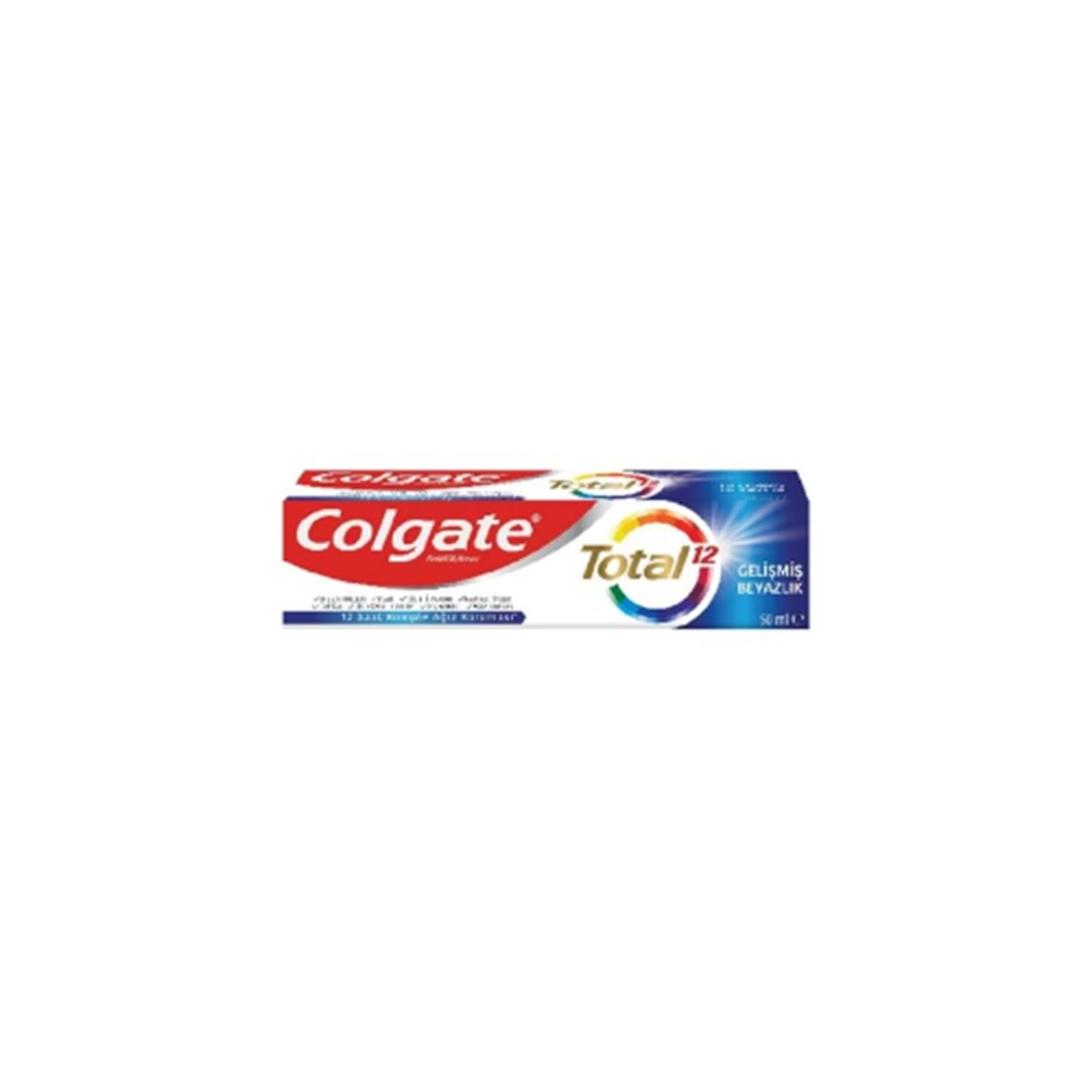 COLGATE DİŞ M.TOTAL PRO BEYAZLIK 50ML(KOLİ İÇİ 48)