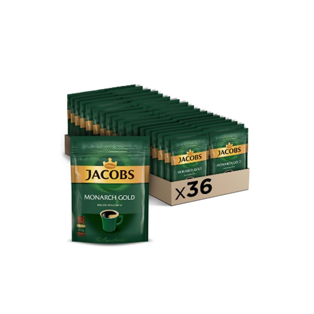 JACOBS MONARCH PAKET 50 GR ( KOLİ İÇİ 36 AD)