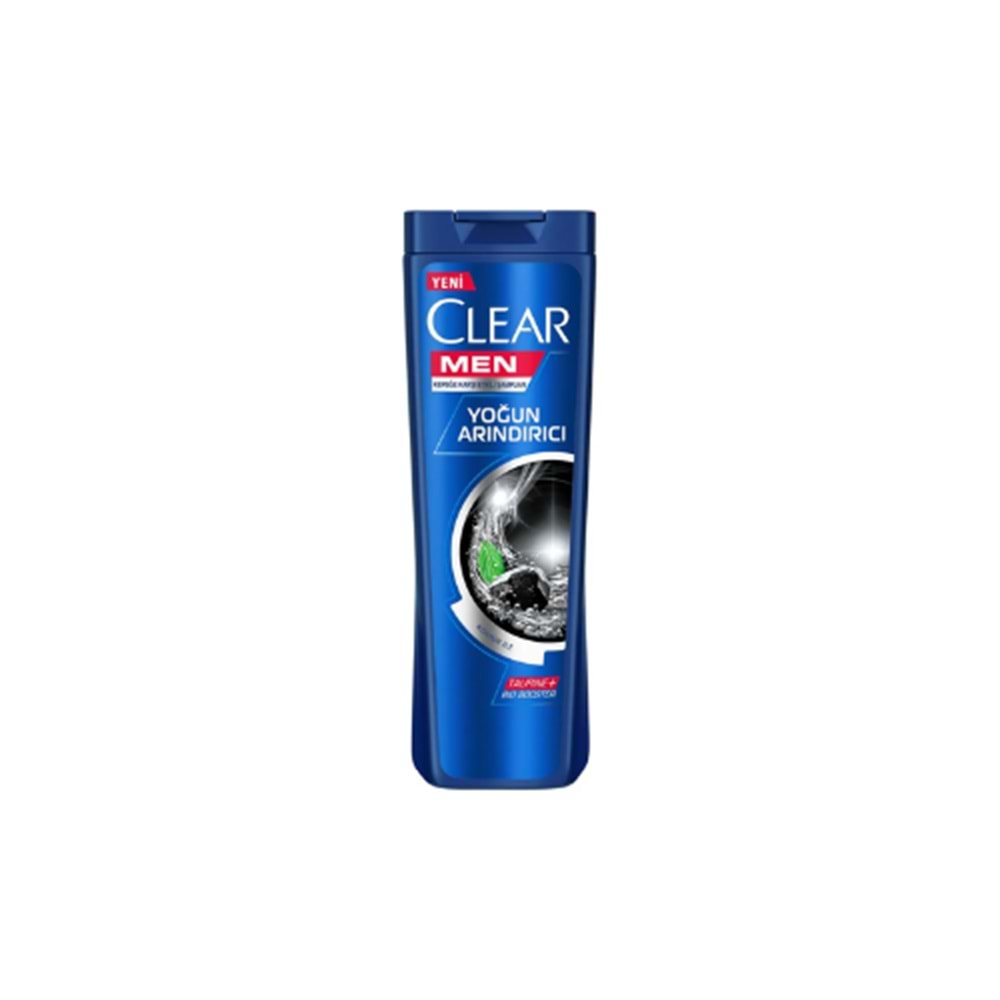 CLEAR MEN ADINDIRICI KÖMÜR 350ML (PAKET İÇİ 5 AD)
