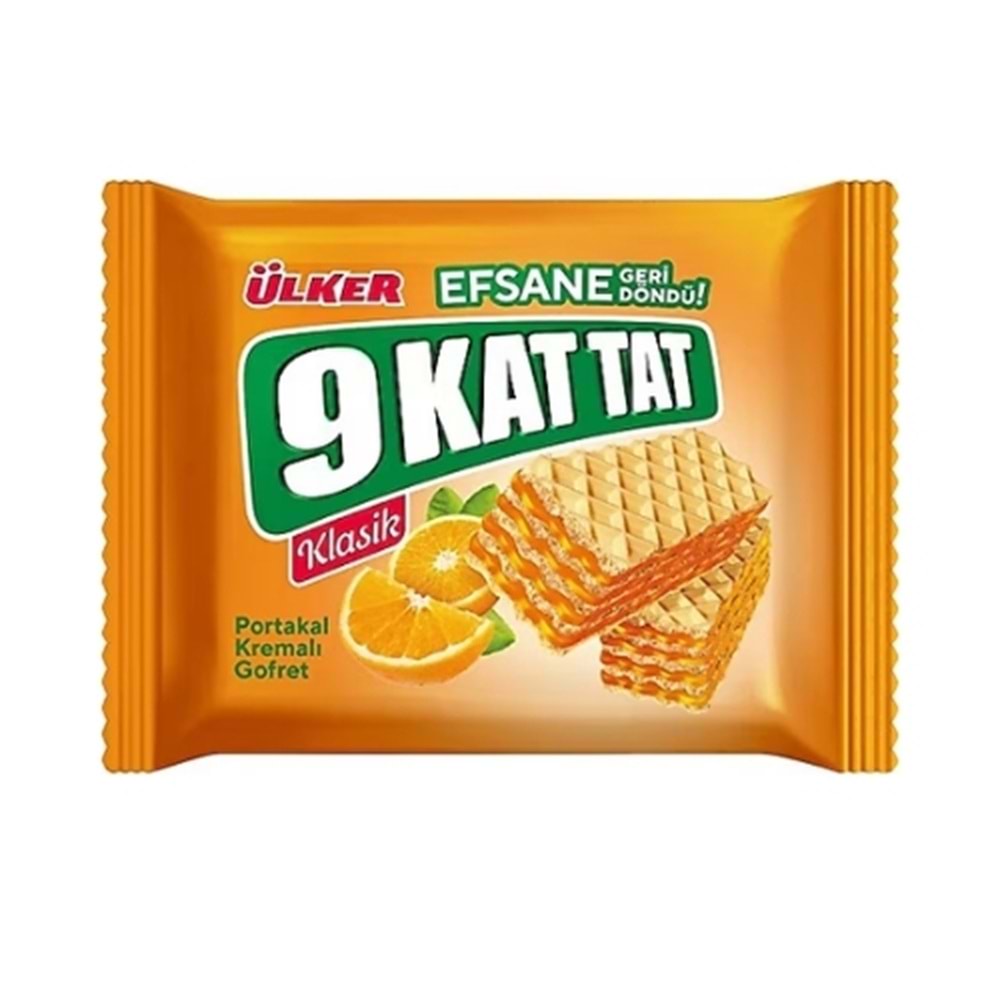 9 KAT TAT PORTAKALLI GOFRET 39GR (KOLİ İÇİ 24 LÜ)
