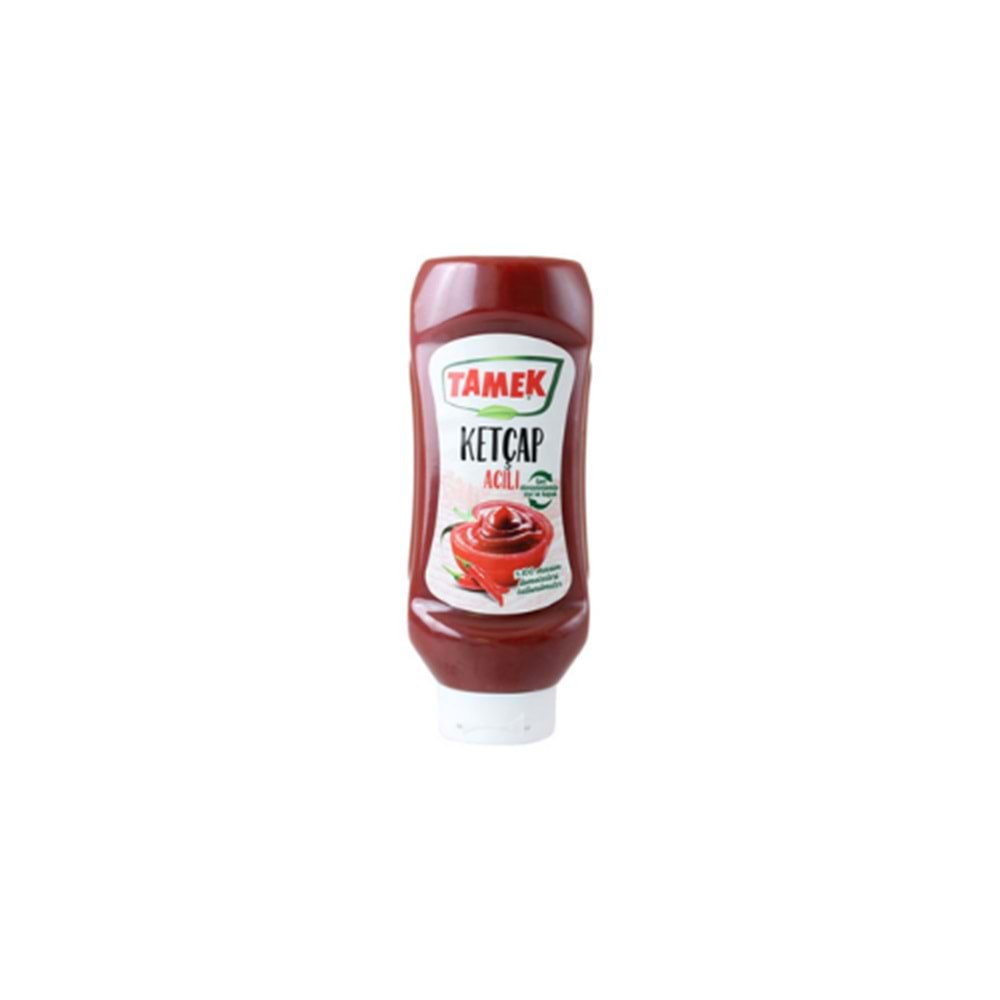 TAMEK KETÇAP ACILI 600GR (KOLİ İÇİ 12)