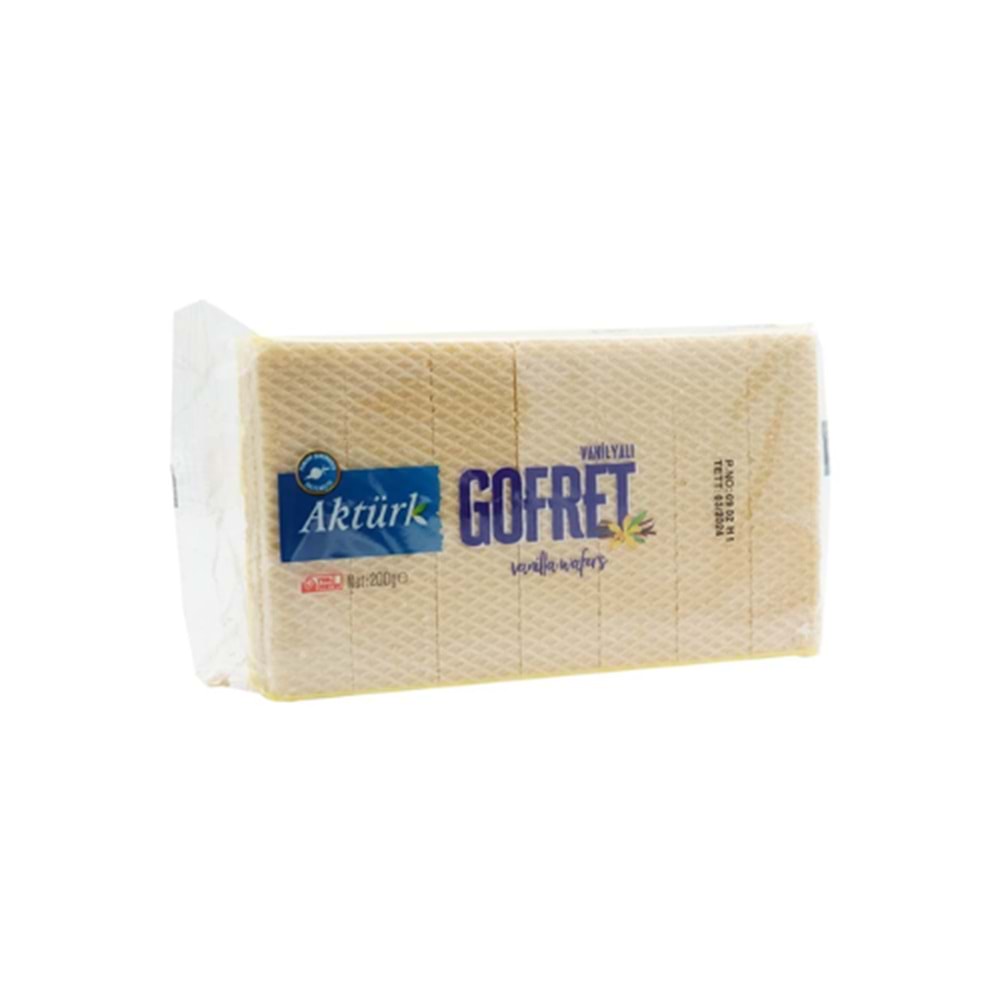 AKTÜRK GOFRET VANİLYA 200 GR