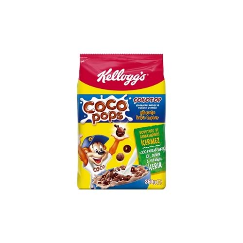COCOPOPS ÇOKOTOP 360 GR(KOLİ İÇİ 10 AD)