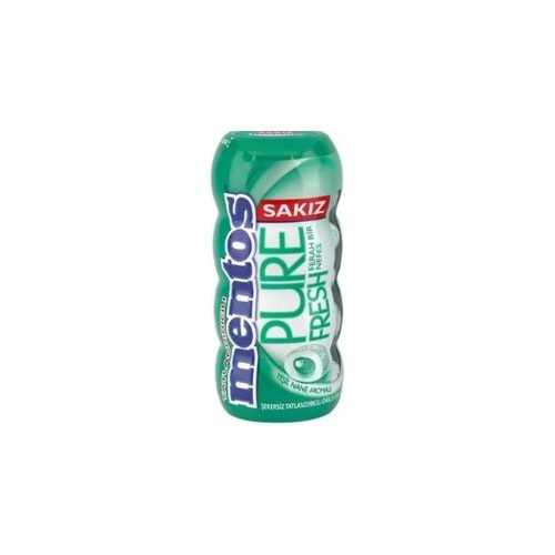 MENTOS PURE YEŞİL NANE 30GR(PAKET İÇİ 12)