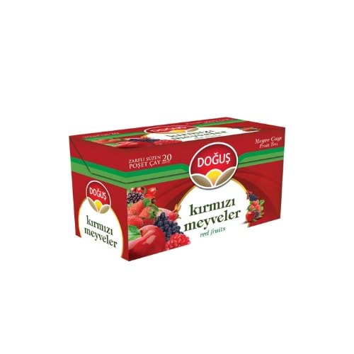 DOĞUŞ KIRMIZI MEYVELER ÇAYI 20 Lİ(KOLİ İÇİ 12 AD)