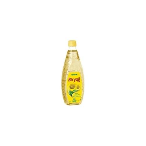 BİRYAĞ AYÇİÇEK YAĞI PET 1 LT (KOLİ İÇİ 20 AD)