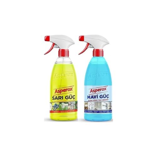 ASPEROX 2 Lİ MAVİ VE SARI GÜÇ 1000 ML (KOLİ İÇİ 6 AD)