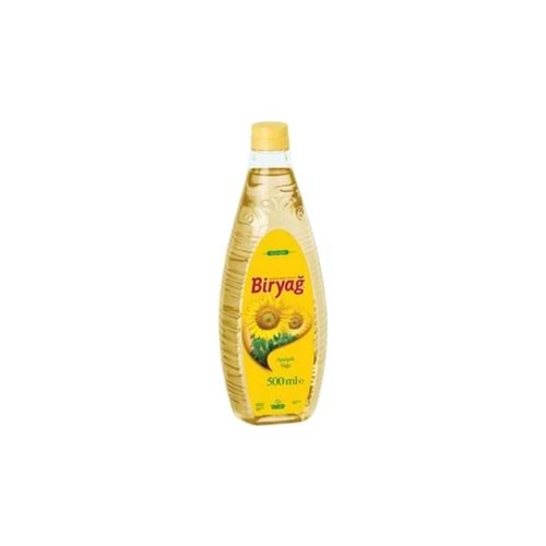 BİRYAĞ 500 ML PET ŞİŞE AYÇİÇEK YAĞI (KOLİ İÇİ 30)