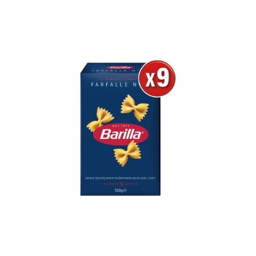 BARİLLA KELEBEK MAK.500GR(KOLİ İÇİ 9)