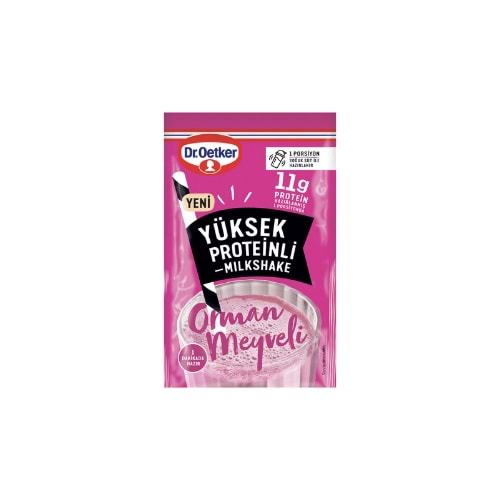 DR.MİLKSHAKE YÜKSEK PROTEİNLİ ORMAN MEYVELİ 15 GR