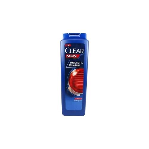 CLEAR MEN HIZLI STİL 2 Sİ 1 ARADA 350ML (PAKET İÇİ 5 AD)