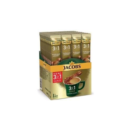 JACOBS 3+1 GOLD YUMUŞAK LEZZET 40 AD(6 PAK)