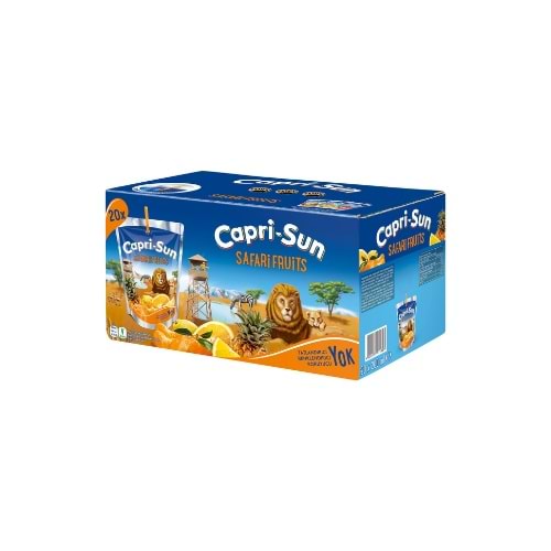 CAPRİ-SUN SAFARİ 200 ML MEYVELI İÇECEK (PAKET İÇİ 20 AD)