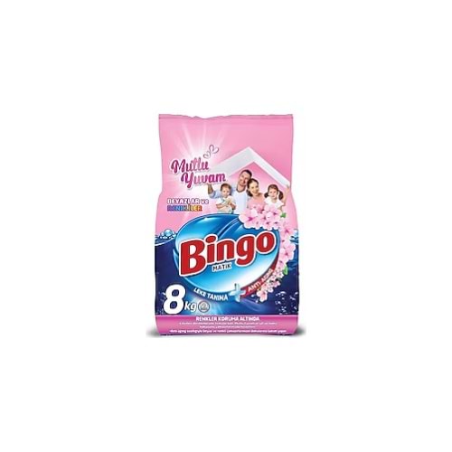 BİNGO MATİK 8 KG RENKLİ-BEYAZ