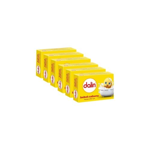 DALİN BEBEK SABUNU KLSK 100 GR(KOLİ İÇİ 6 AD)