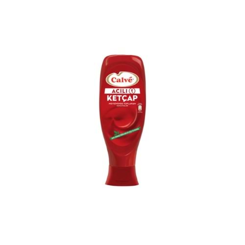 CALVE KETÇAP ACILI 610 GR (KOLİ İÇİ 12 AD)