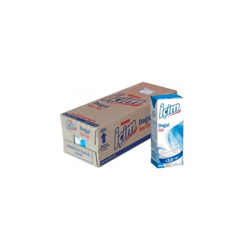 İÇİM SÜT TAM YAĞLI 200 ML (KOLİ İÇİ 27 AD)