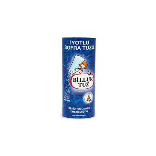BİLLUR TUZ TUZLUKLU 125 GR(KOLİ İÇİ 24 AD)