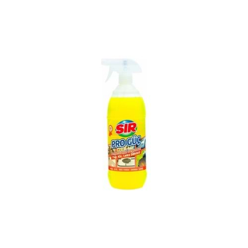 SIR PRO GÜÇ YAĞ KİR LEKE SÖKÜCÜ 1000ML(KOLİ İÇİ 12)