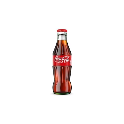 COCA-COLA CAM 200 ML DEPOZİTOLU(KOLİ İÇİ 24 AD)