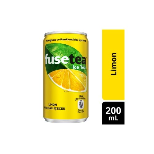 FUSE TEA LİMON KUTU 200 ML (OLİ İÇİ 12 AD)
