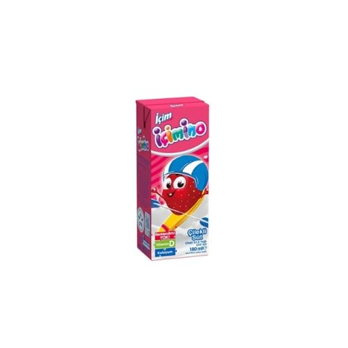 İÇİMİNO SÜT AROMALİ ÇİLEKLİ 6X4 180 ML