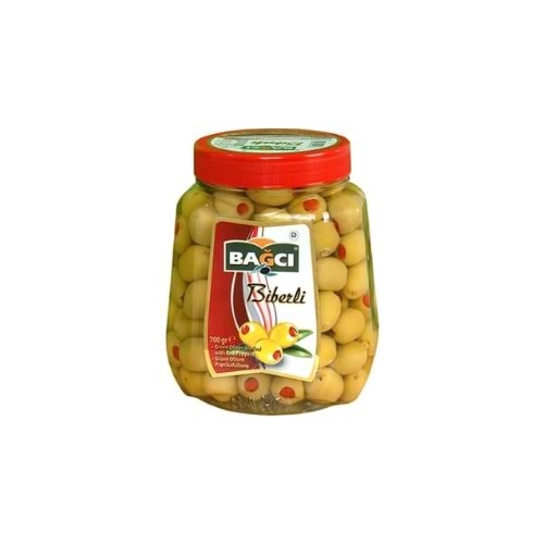 BAĞCI YEŞİL ZEYTİN BİBERLİ 700GR PET