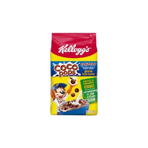 COCOPOPS ÇOKOTOP 200 GR(KOLİ İÇİ 10 AD)