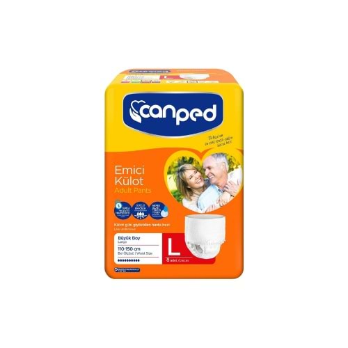 CANPED HASTA BEZİ KÜLOT L 8Lİ (KOLİ İÇİ 8)
