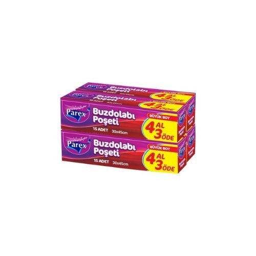 PAREX BUZD. POŞETİ BÜYÜK BOY 4 AL 3 ÖDE(PAKET İÇİ 12 AD)