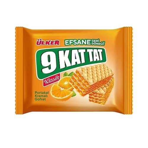 9 KAT TAT PORTAKALLI GOFRET 39GR (KOLİ İÇİ 24 LÜ)