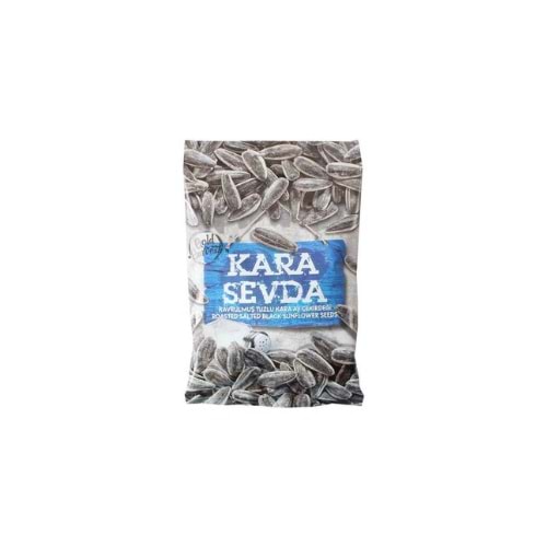 KARA SEVDA BOL TUZLU SİYAH AY ÇEKİRDEĞİ 80GR(KOLİ İÇİ 20)
