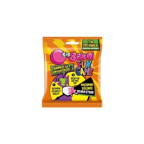 BİG BABOL FUNGAME PORTAKAL AROMALI EKŞİLİ 64GR