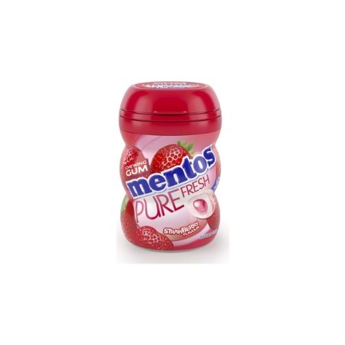 MENTOS PURE ÇİLEK 60GR(PAKET İÇİ 4)