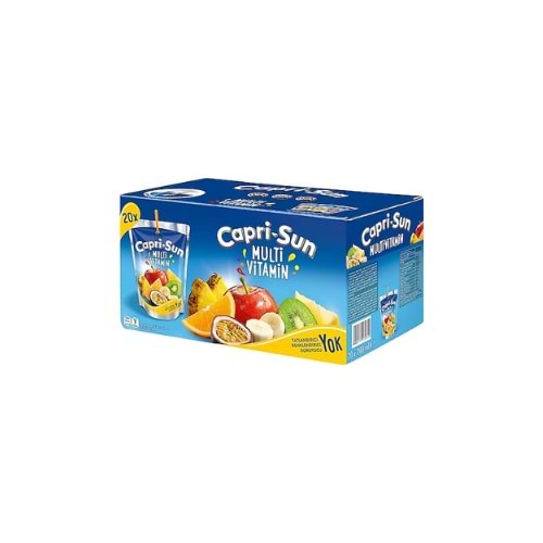 CAPRİ-SUN MULTİVİTAMİN MEYVELI İÇECEK 200 ML(PAKET İÇİ 20 AD)