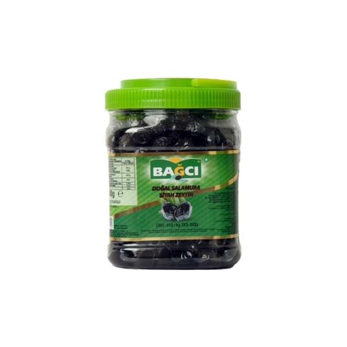 BAĞCI SİYAH ZEYTİN 900GR PET