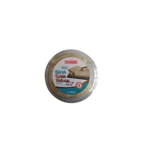 ERTUĞRUL KÜREK TAHİN HELVA SADE 500GR(KOLİ İÇİ 12 AD