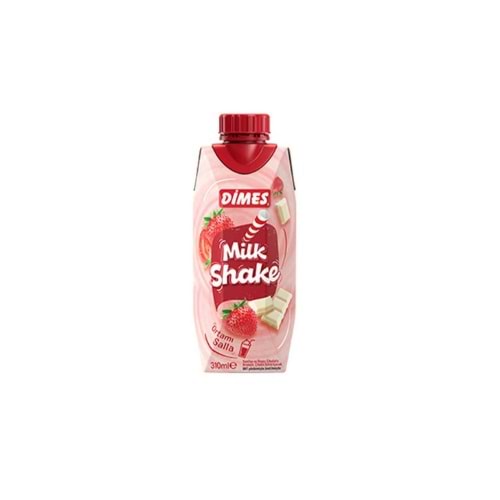 DİMES MİLKSHAKE ÇİLEK 310ML(KOLİ İÇİ 12)