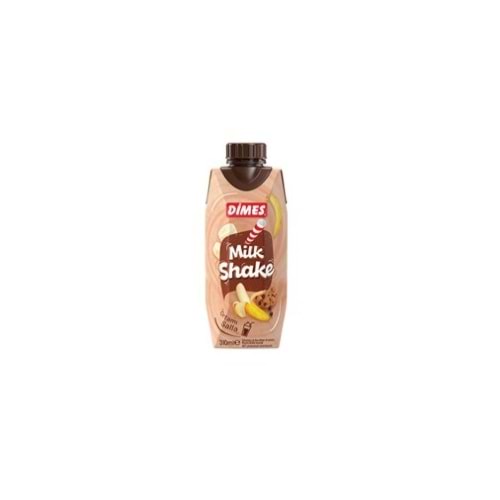 DİMES MİLKSHAKE MUZ-KURABİYE 310ML(KOLİ İÇİ 12)