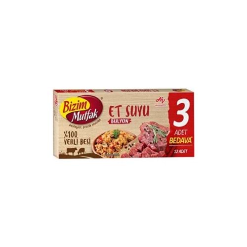 BİZİM ET BULYON 120GR YERLİ BESİ(KOLİ İÇİ 48)