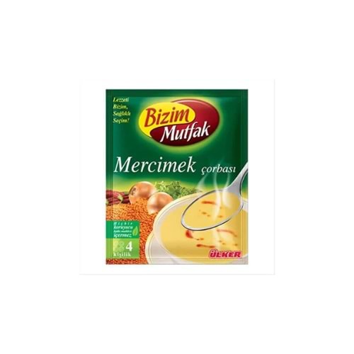 BİZİM ÇORBA MERCİMEK 72GR(KOLİ İÇİ 72)