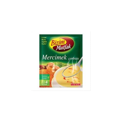 BİZİM ÇORBA K.SUYU MERCİMEK 72GR(KOLİ İÇİ 72)