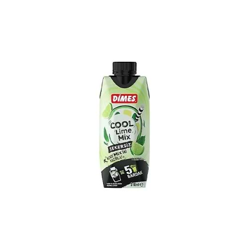 DİMES COOL LİME ŞEKERSİZ 310 ML 12