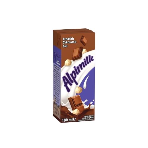ALPİMİLK FINDIKLI-ÇİKOLATALI SÜT 180ML