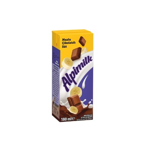 ALPİMİLK MUZLU-ÇİKOLATALI SÜT 180ML