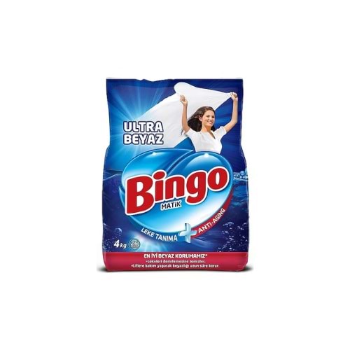 BİNGO MATİK ULTRA BEYAZ 4 KG