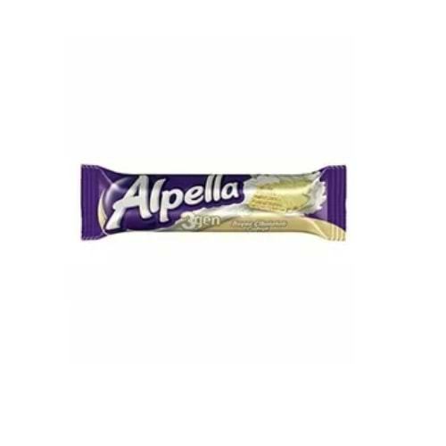 ALPELLA ÜÇGEN BEYAZ 28GR( PAKET İÇİ 24 AD)