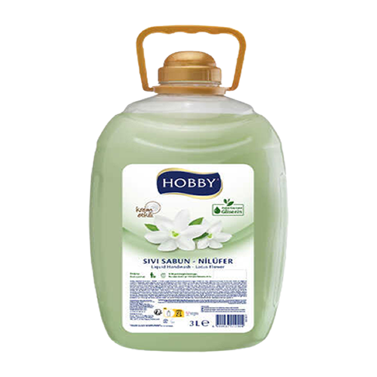 Hobby Naturals Sıvı Sabun Nilüfer 3 Lt.